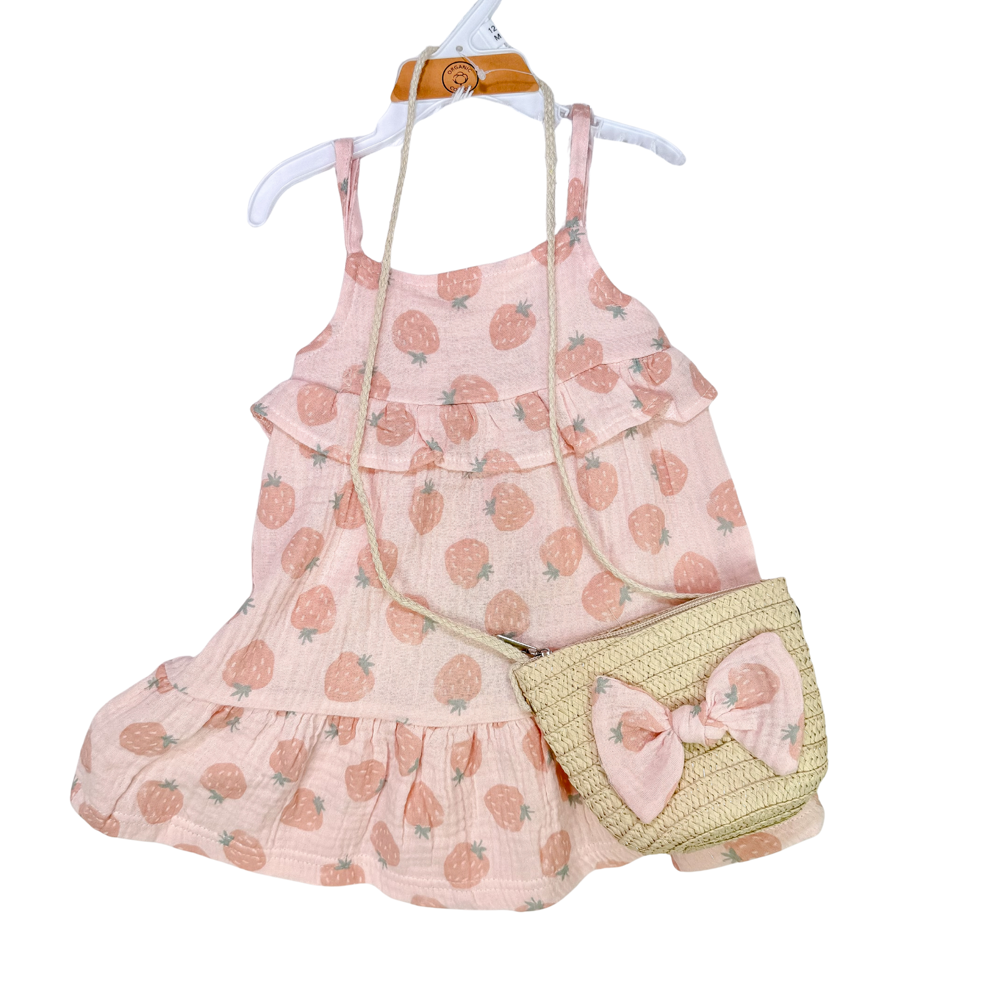 Ella 2 Piece Dress Set - Strawberries (GS7)