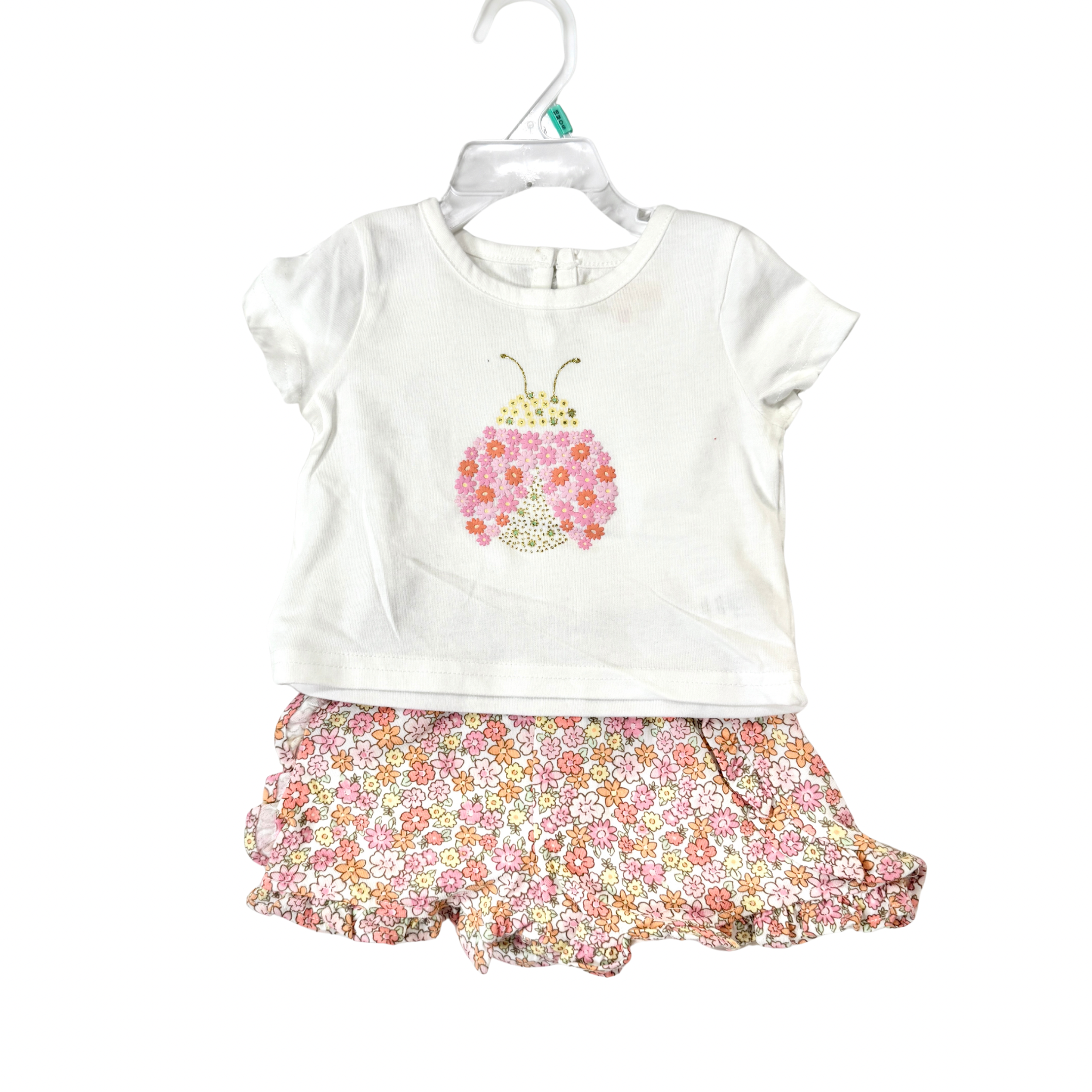 Riley 2 Piece Baby Girl Play Set - Ladybug (GS80)