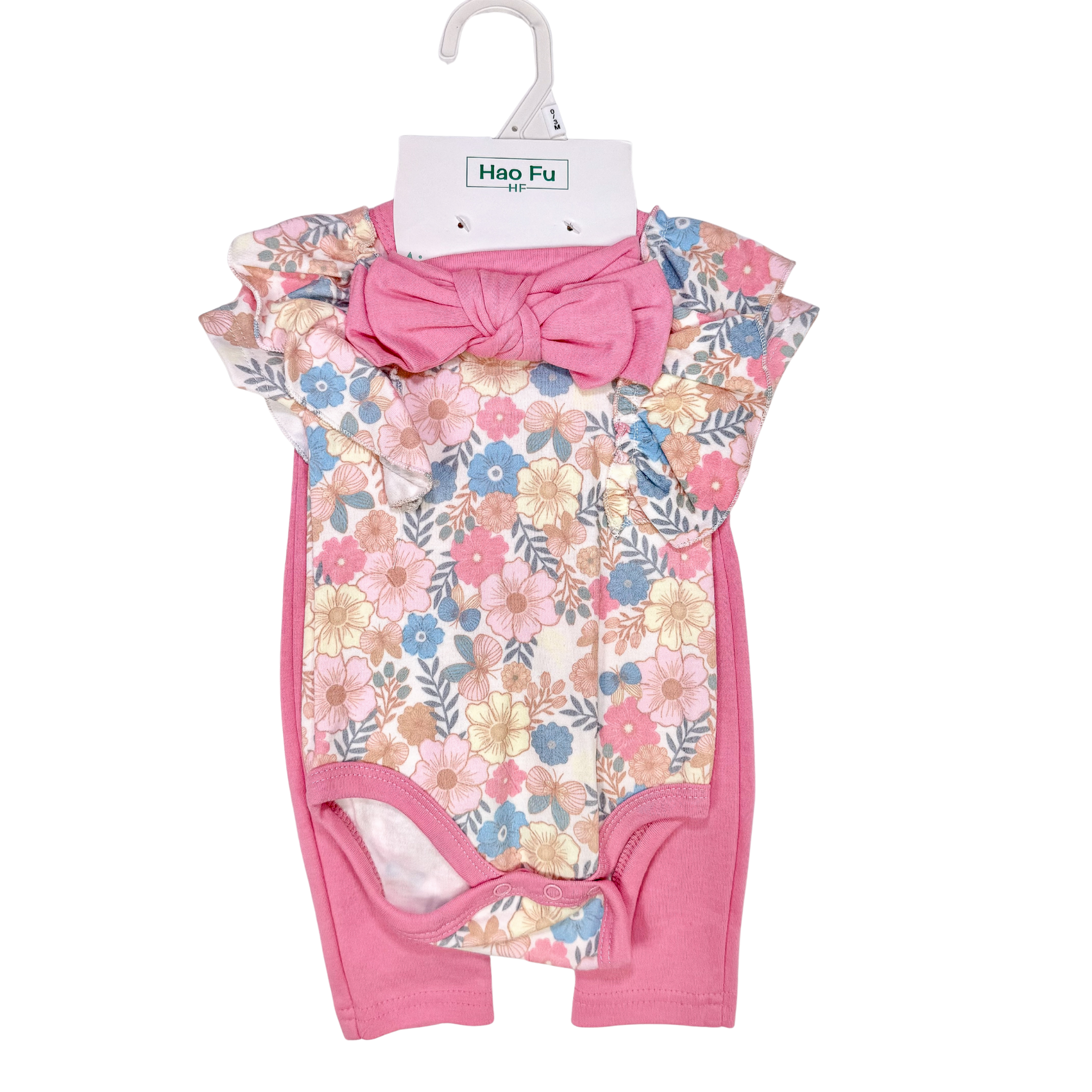 Aria 3 Piece Romper Set - Floral Garden (GS25)
