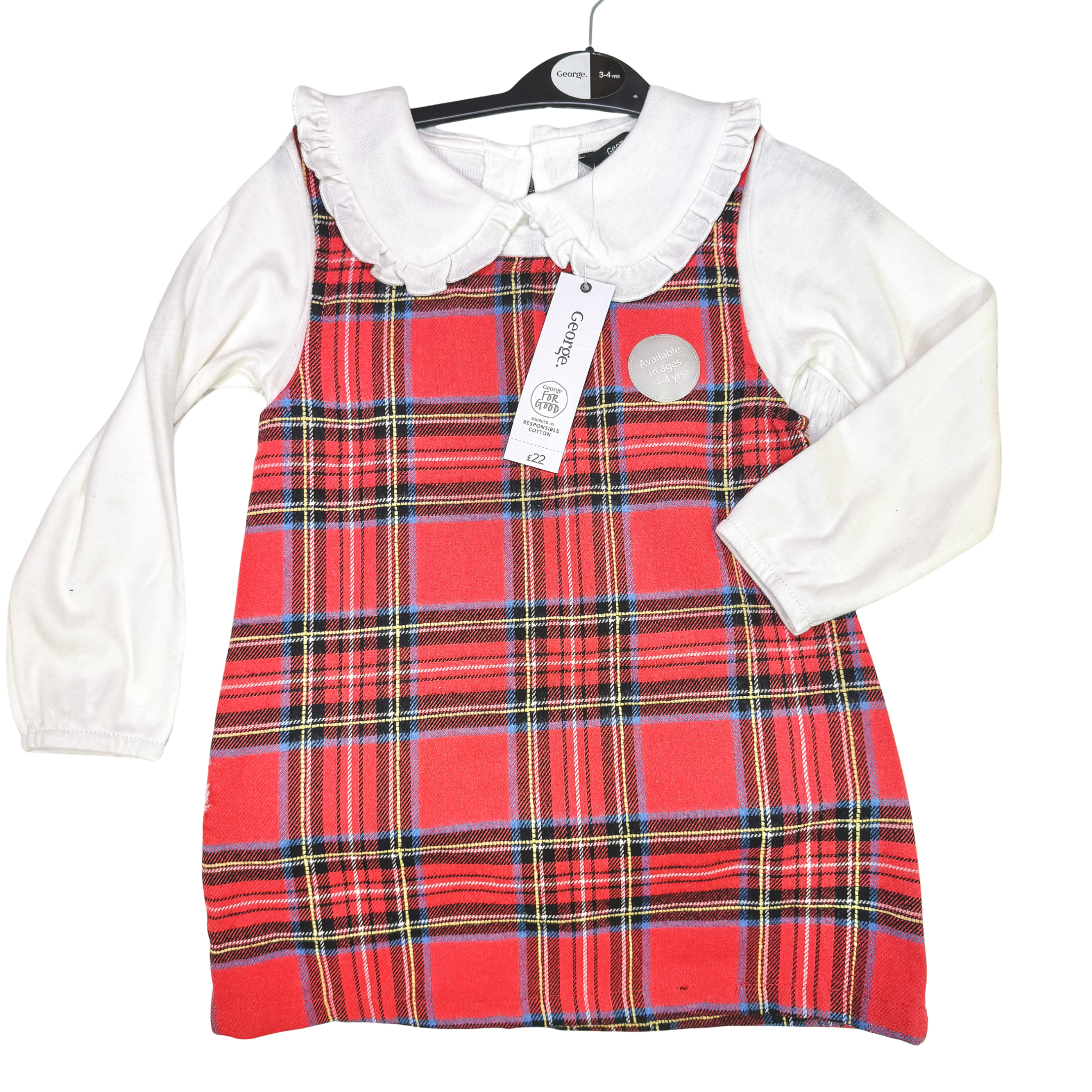 Preppy 2 Piece Baby Girl Dress Set (GS53)