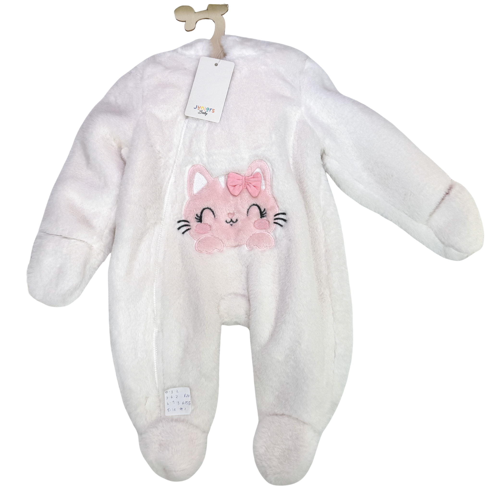 Lumi Girl Winter Onesie - Pink Cat (GS55)