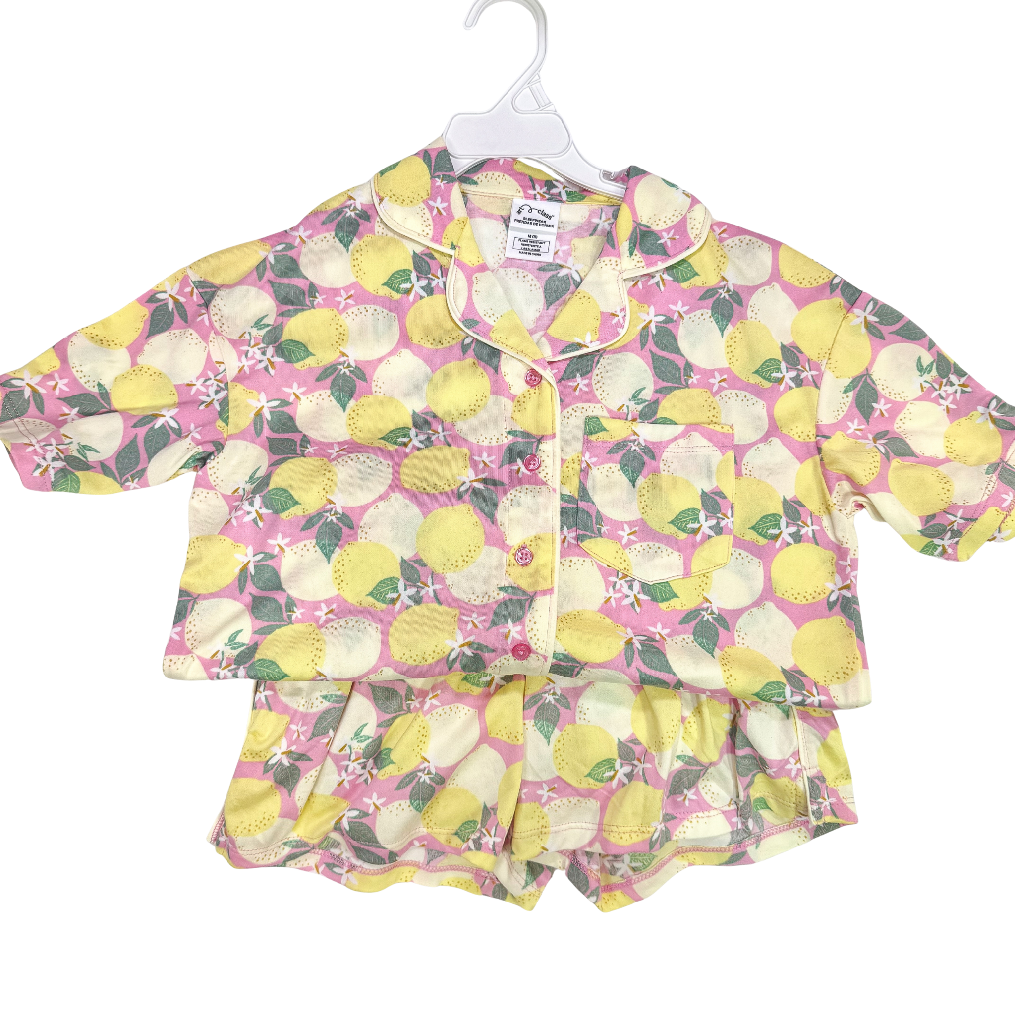Rhea 2 Piece Baby Girl Play Set - Pink Lemon (GS59)