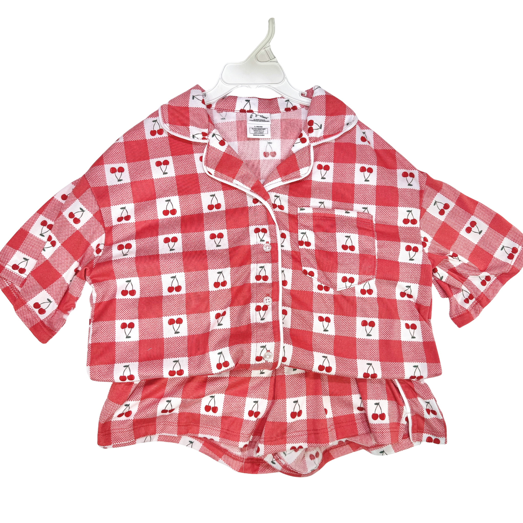 Rhea 2 Piece Baby Girl Play Set - Red Cherry (GS60)