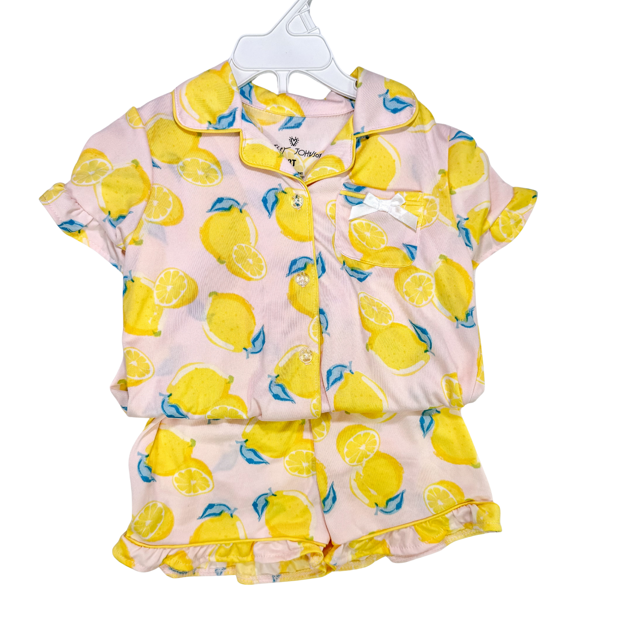 Rhea 2 Piece Baby Girl Play Set - Lemon (GS62)